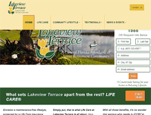 Tablet Screenshot of lakeviewterrace.com